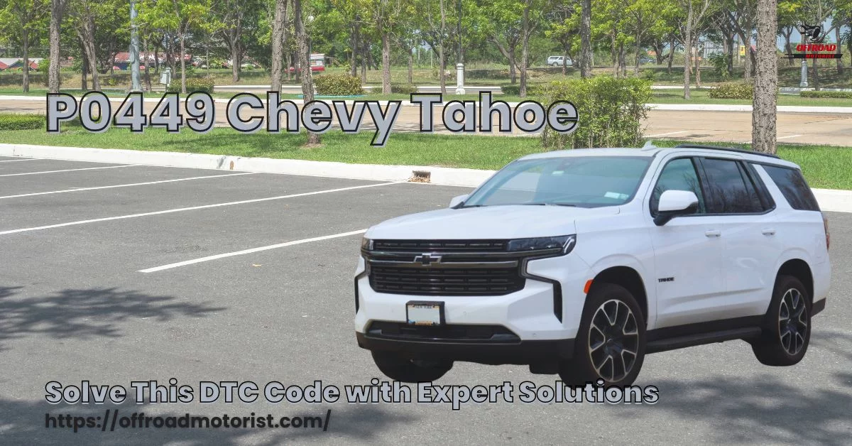 Ride with Ease: Solving the P0449 Chevy Tahoe Code with Expert Solutions