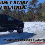 tahoe won't start in cold weather