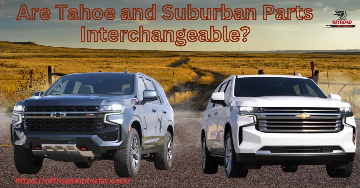 Are Tahoe and Suburban Parts Interchangeable? [A Comprehensive Guide]