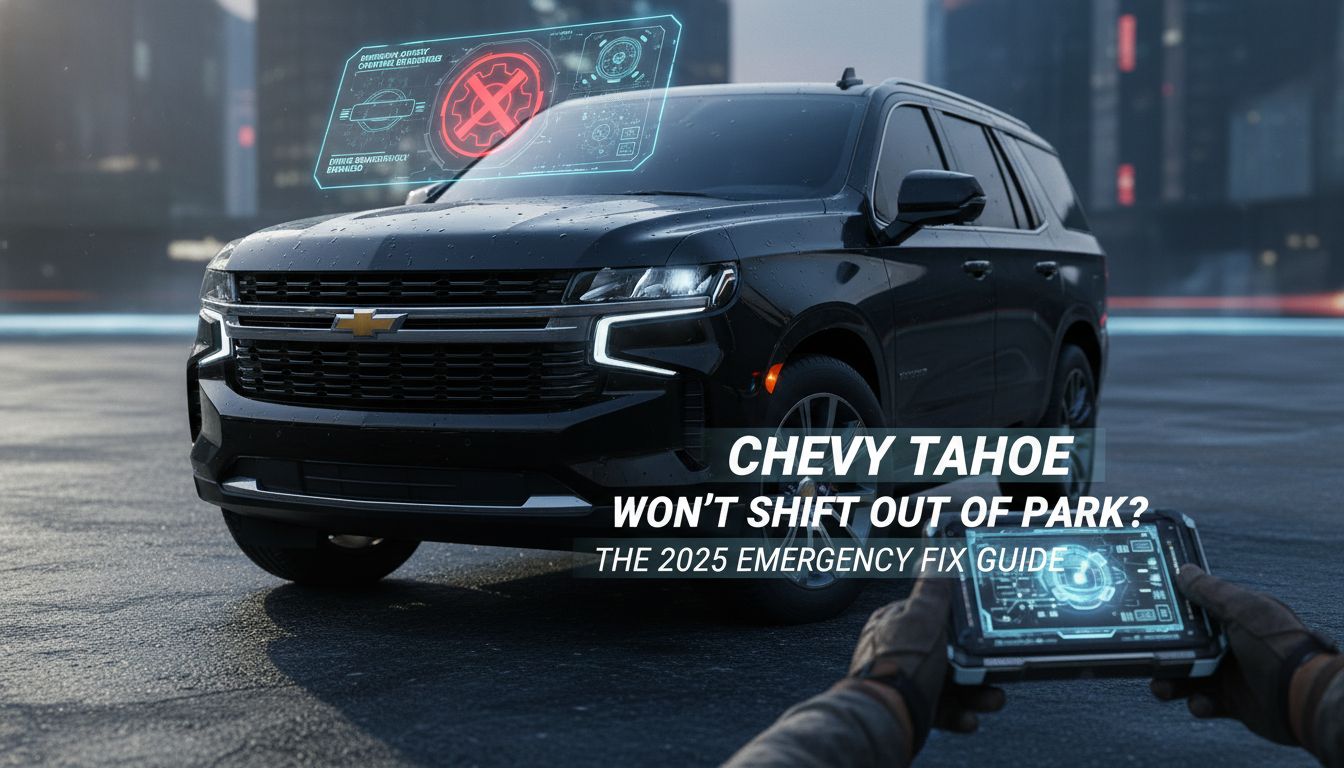 Featured Header: Chevy Tahoe Won’t Shift Out of Park? The 2025 Emergency Fix Guide